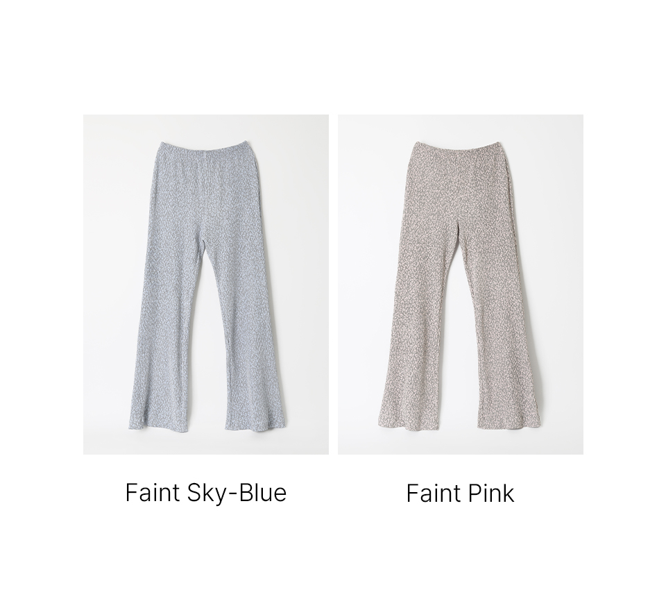 MUSINSA公式 | LEVAR Faint Leopard Layered Pants - Faint Sky-Blue