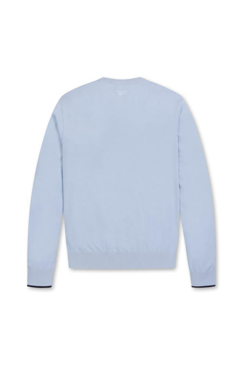женский Athletic Soft Feel Crewneck Sweater_WTWAM25401LBX