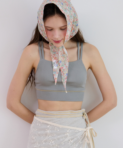Cross Back Top - Sage Green