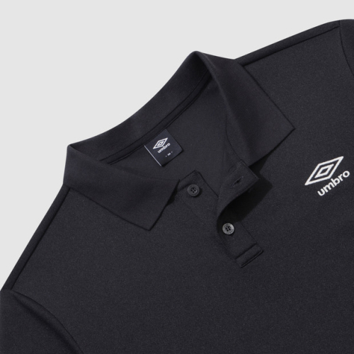 Cool Pique однотонное поло Black (UQ321CTS71)