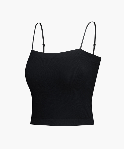 Кроп-бра из хлопка и модала (Black)