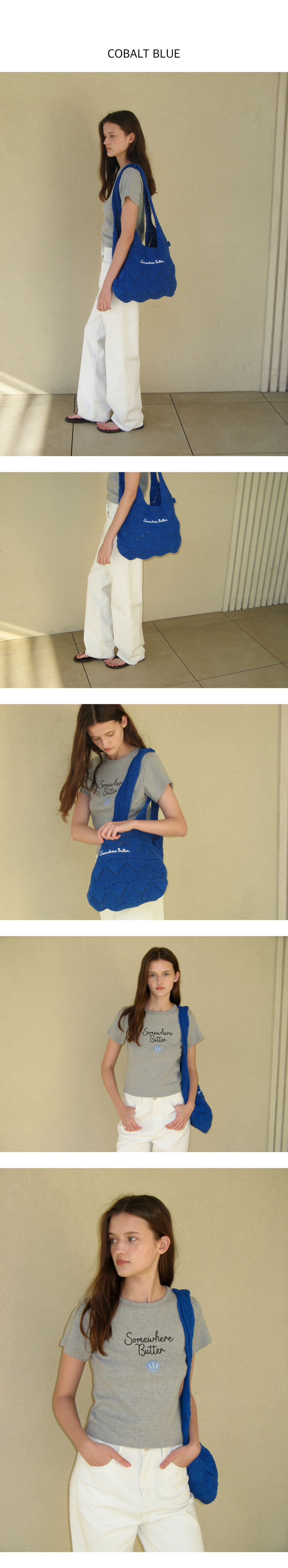 ★SOMEWHERE BUTTER.★ Fruit Knit Bag 3Color Fruit Knit Bag - Yellow - SOMEWHERE BUTTER.