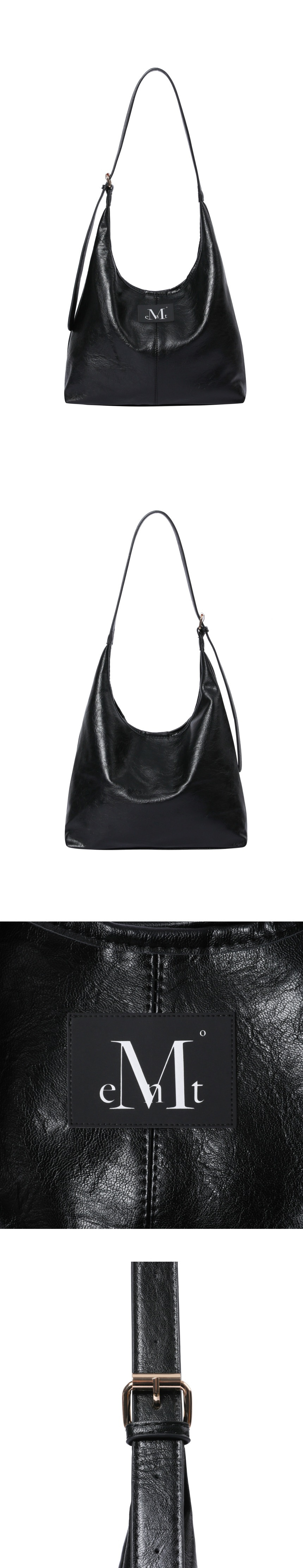 ☆韓国☆［MUCENT］CRESCENT LEATHER SHOULDER BAG 2color MUSINSA | MUCENT [Pouch Giveaway] Crescent Leather Shoulder