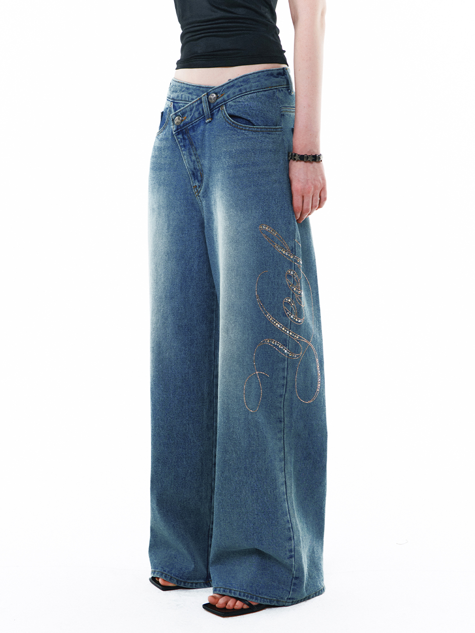 [YEEL] YEEL SIDE CUBIC DENIM PANTS /追跡付 MUSINSA | L.E.E.Y YEEL SIDE CUBIC DENIM PANTS BLUE