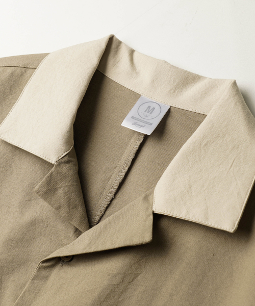 Рубашка Bliss с открытым воротником Khaki Beige NSSS2633