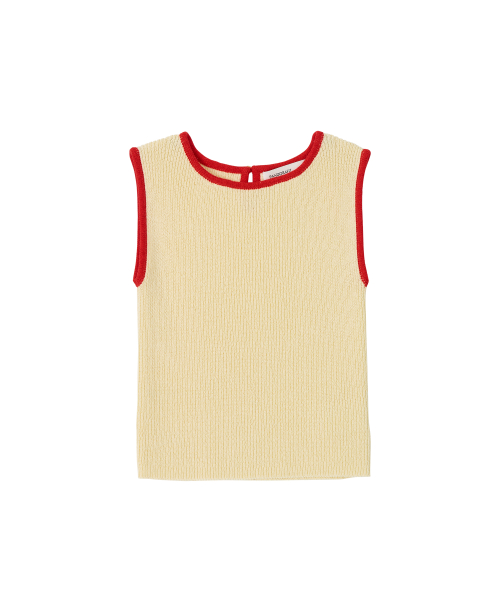 Contrast Kint Sleeveless