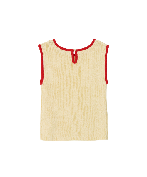 Contrast Kint Sleeveless