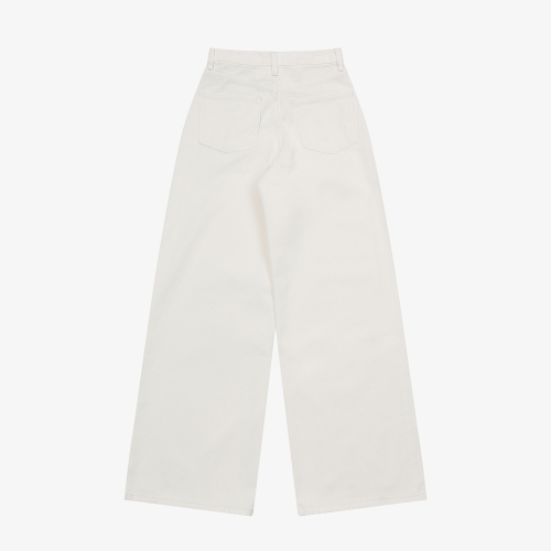 Широкие хлопковые брюки IVORY 4W251W002