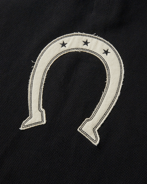 Horseshoe zip-up jacket / Black