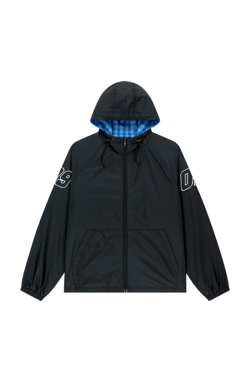 REVERSIBLE WIND BREAKER [BLACK]