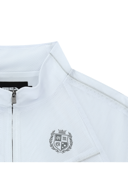 MESH PIPING TRACK JACKET [белый]