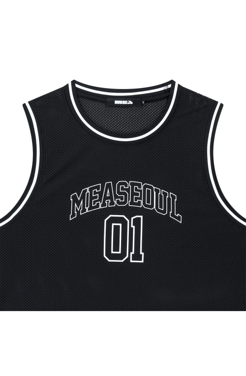 01 MESH TANK TOP [BLACK]