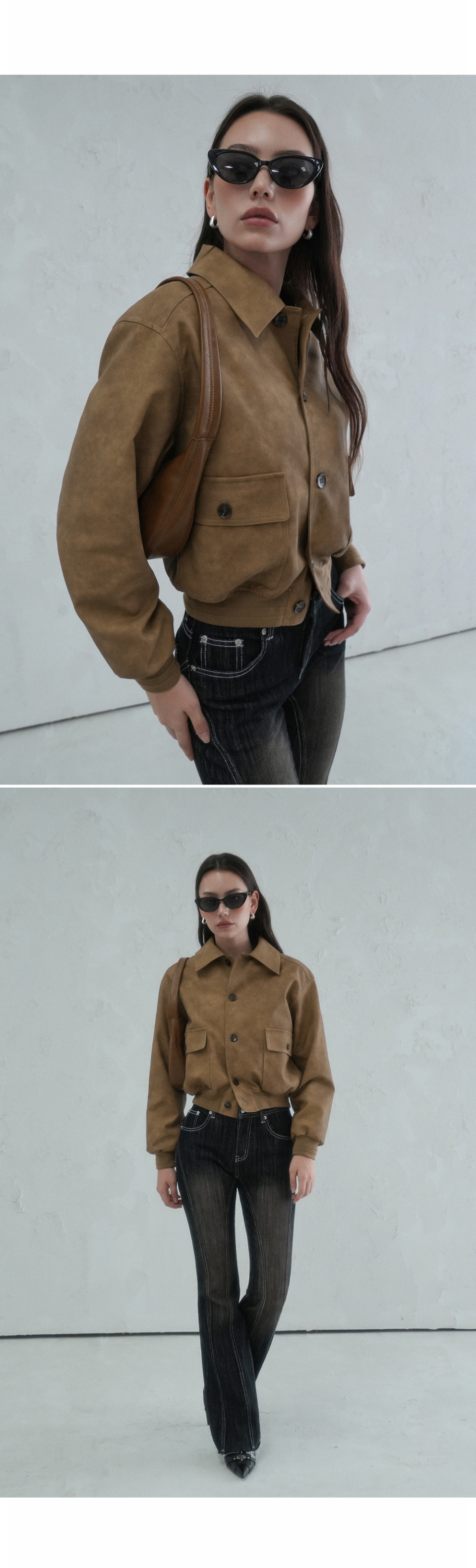 MUSINSA | AVANDRESS Bart Art Suede Western Jacket CAMEL