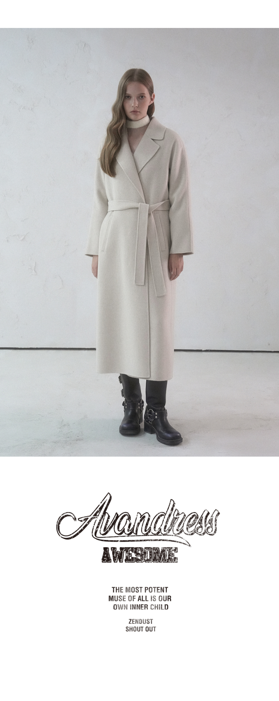 アウターその他 AVANDRESS Beth Handmade Wool Coat IVORY MUSINSA | AVANDRESS Beth Handmade Wool Coat IVORY