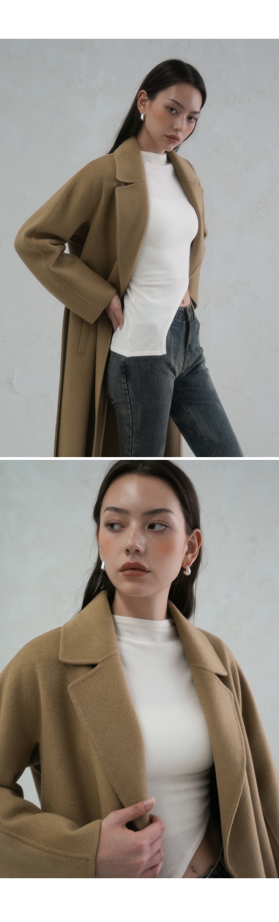 MUSINSA | AVANDRESS Beth Handmade Wool Coat IVORY