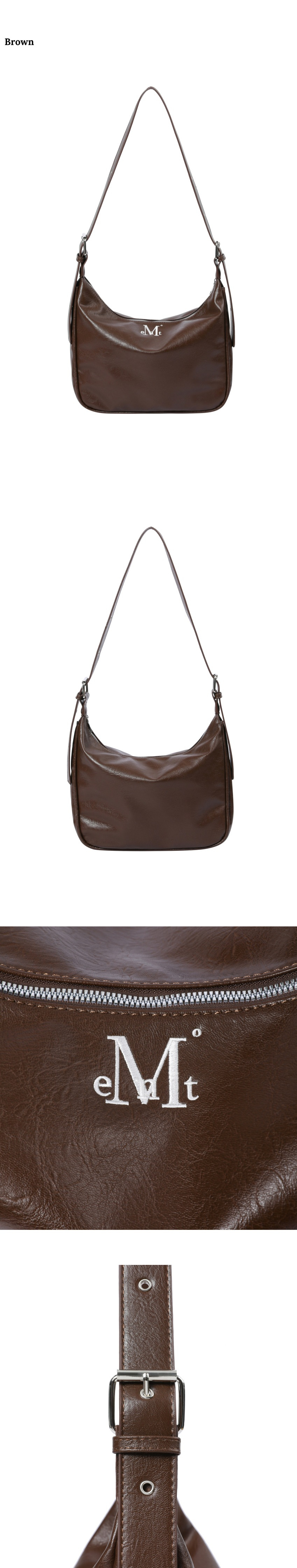 ☆MUCENT☆ Port Double Ringle Leather Shoulder Bag Unisex 2 MUSINSA | MUCENT Port Double Ringle Leather Shoulder Bag