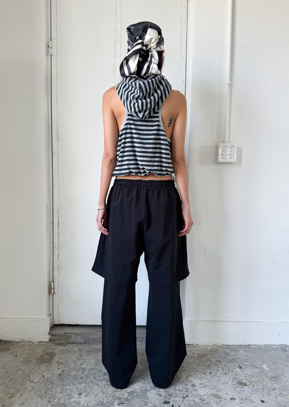 パンツ s/e/o : 25SS / SHORTS LAYERED SWEATPANTS (3COLORS) MUSINSA | s/e/o SHORTS LAYERED SWEATPANTS BLACK