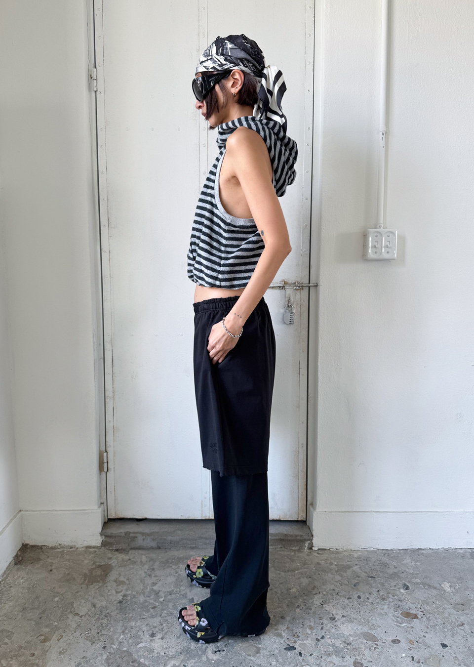 パンツ s/e/o : 25SS / SHORTS LAYERED SWEATPANTS (3COLORS) MUSINSA | s/e/o SHORTS LAYERED SWEATPANTS BLACK