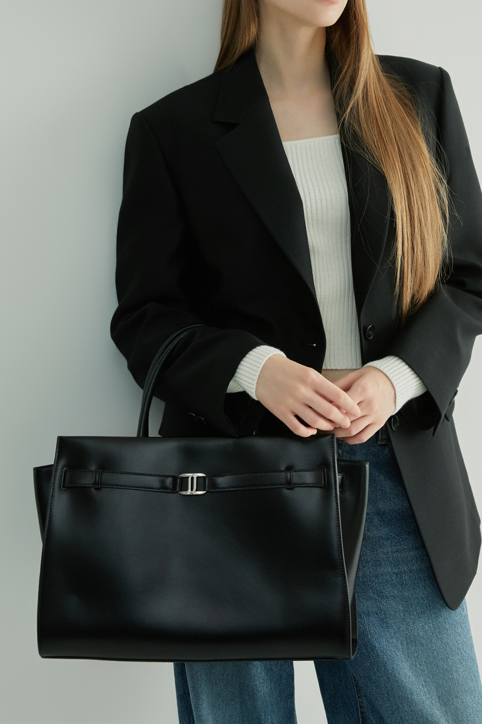J.ESTINA ■ ALTO MD トート Black MUSINSA | J.ESTINA ALTO MD Tote BK (JHNCHD5BS757BK010)