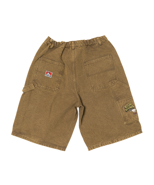 White Label вышитые выцветшие брюки Khaki