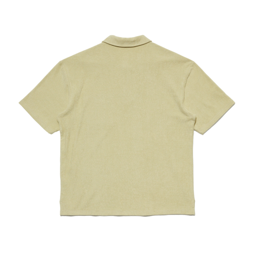 Однотонное махровое поло Olive (MGIBC8817)