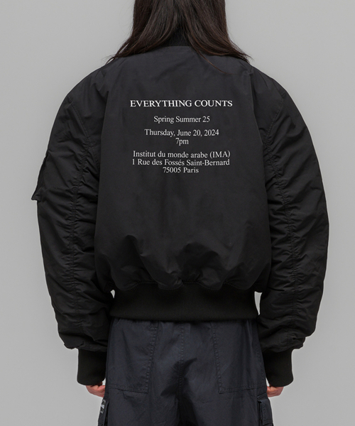 (U) Guest List Classic Bomber куртка Black