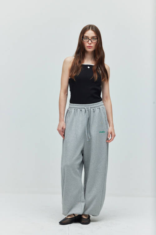 Rose ribbed top_black