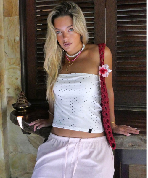 Natural Wide Pants розовый