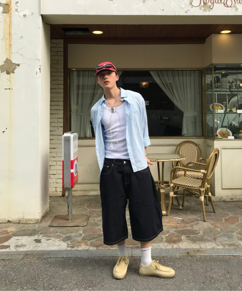 TX401 Bermuda Denim Shorts (Indigo)