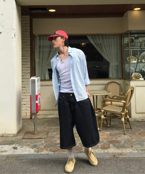 TX401 Bermuda Denim Shorts (Indigo)