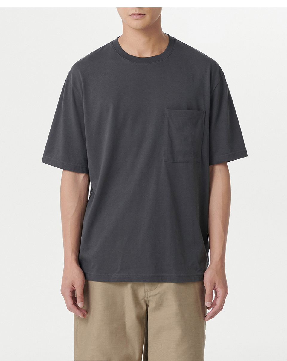 ★MUSINSA STANDARD★ Oversized corduroy shirt dark grey MMBS MUSINSA | MUSINSA STANDARD [Cool Tandard] Oversized Crew