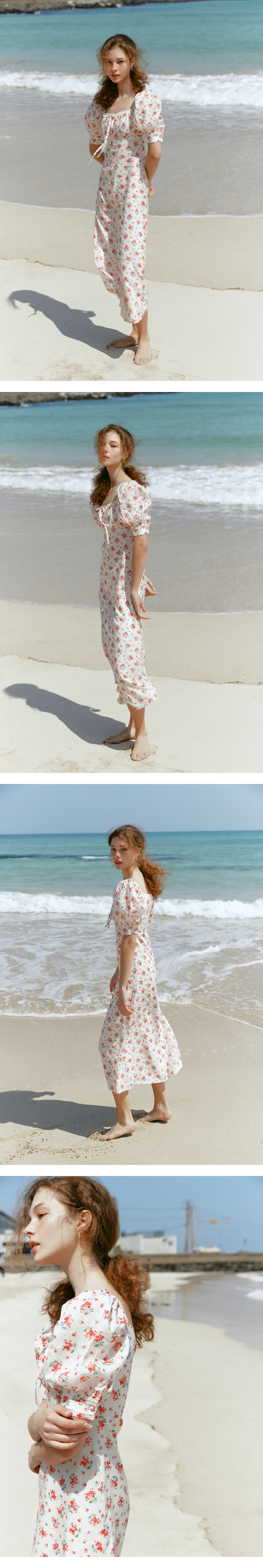 Lenina ♥ RIONA flower puff sleeve dress /追跡付 Lenina ♥ RIONA flower puff sleeve dress /追跡付 (LENINA