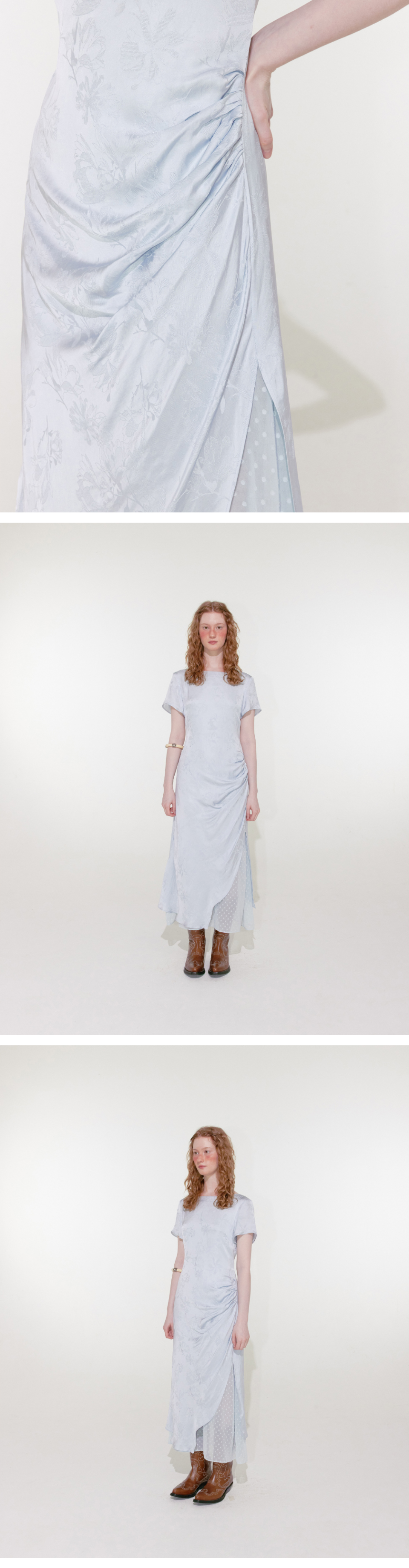 ◆Loulouseoul◆ Drape Half Sleeve Dress Sky 2025052111044099427879253682d3