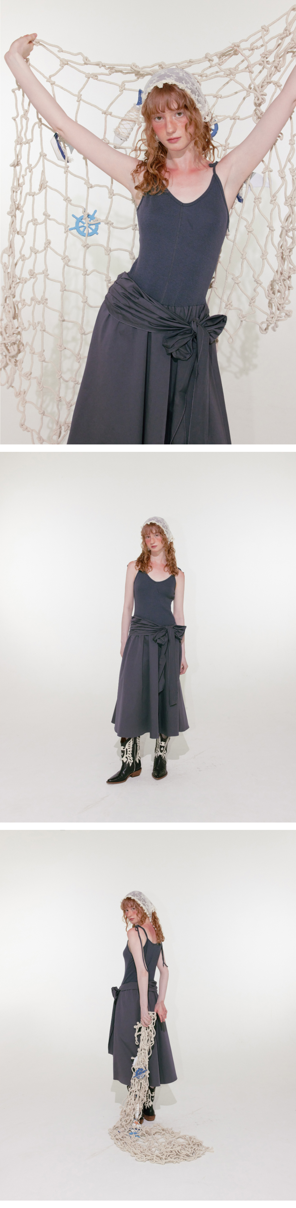 【韓国Loulouseoul ルルソウル】Layered Wrap Dress loulouseoulouse