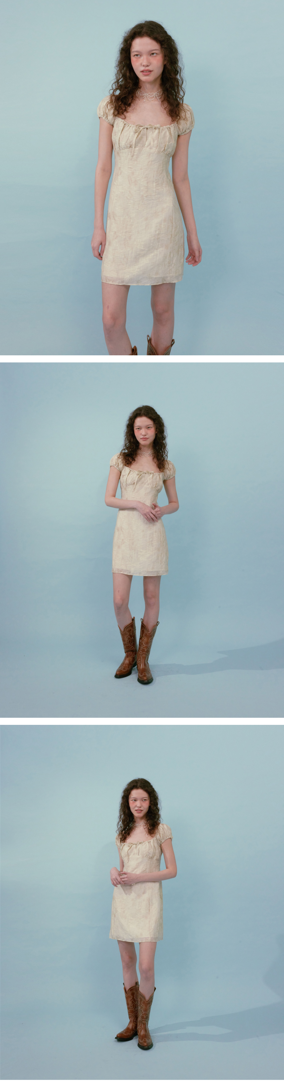 【LOULOUSEOUL】Muddy Baby Dress (Brown) LOULOUSEOUL Muddy Baby Dress - Brown | 하이츠스토어