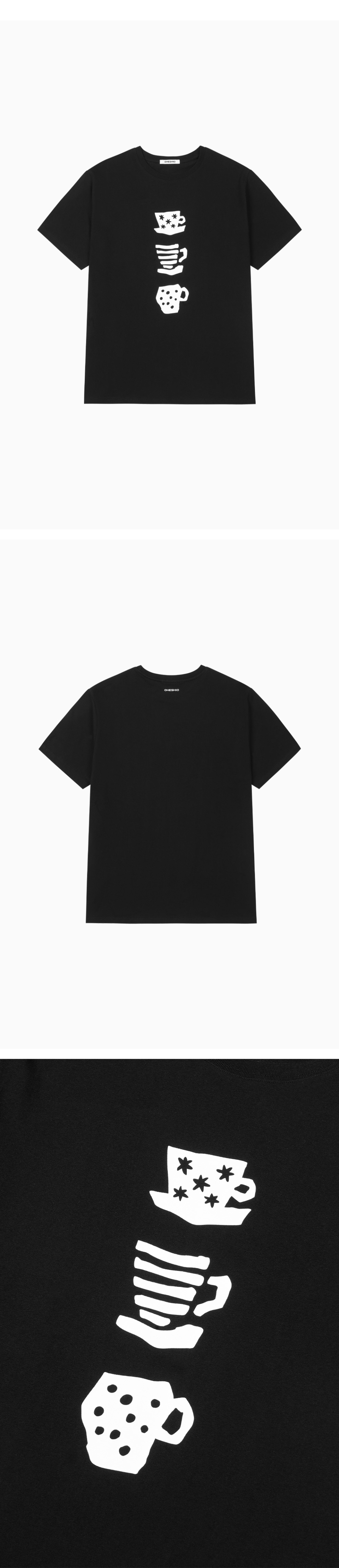 【OHESHIO】CUP OVERFIT T-SHIRT オーバーフィット Tシャツ MUSINSA | OHESHIO CUP OVERFIT T-SHIRT, BLACK