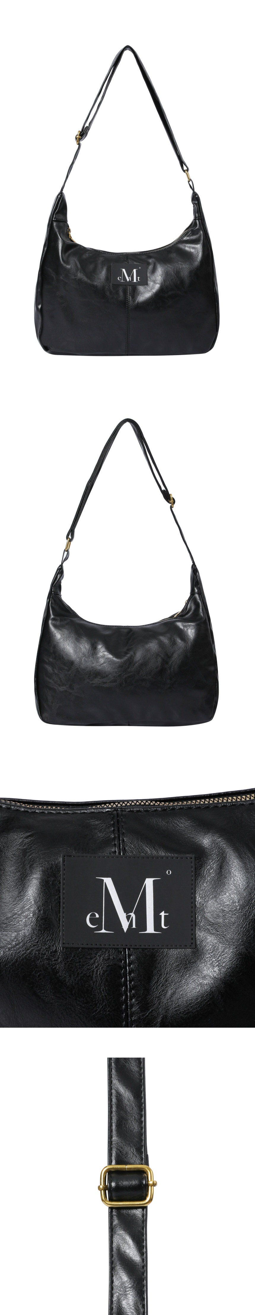◆MUCENT◆ Merin Gold Line Leather Shoulder Bag Unisex 2 Col MUSINSA | MUCENT Merin Gold Line Leather Shoulder Bag Unisex