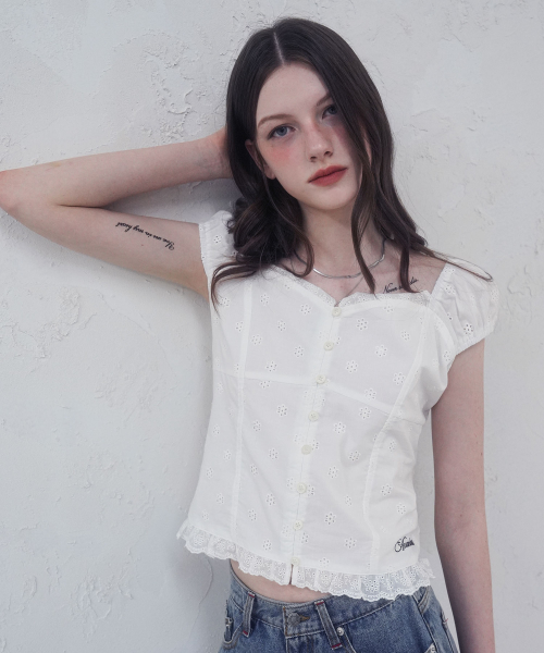 Misty Bow Blouse - 2COL