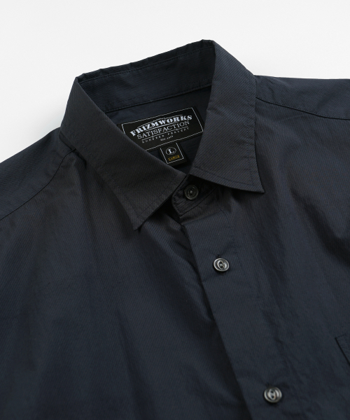 FEATHER CN RELAXED HALF SHIRT _ NAVY