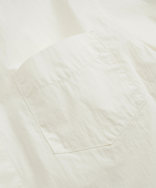 FEATHER CN RELAXED HALF SHIRT _ IVORY
