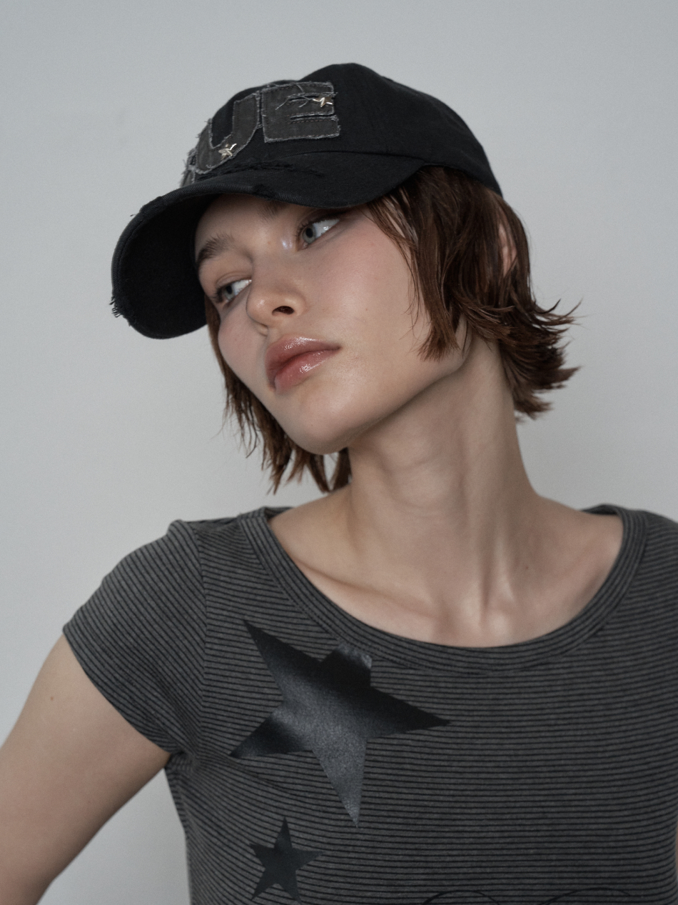 STAR SUE BALL CAP / CHARCOAL | ファッション通販サイト NUGU