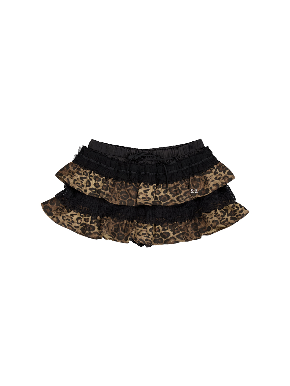 【SETUP-EXE】25ss TUTU MIX SKIRT PANTS MUSINSA | SETUPEXE TUTU MIX SKIRT PANTS / LEOPARD