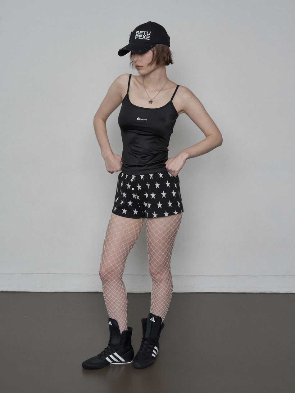 MUSINSA公式 | SETUPEXE STAR SHORT PANTS / BLACK