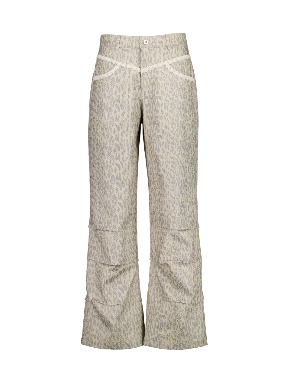 SETUPEXE ■ PYTHON LACE PANTS パンツ MUSINSA | SETUPEXE PYTHON LACE PANTS / BEIGE