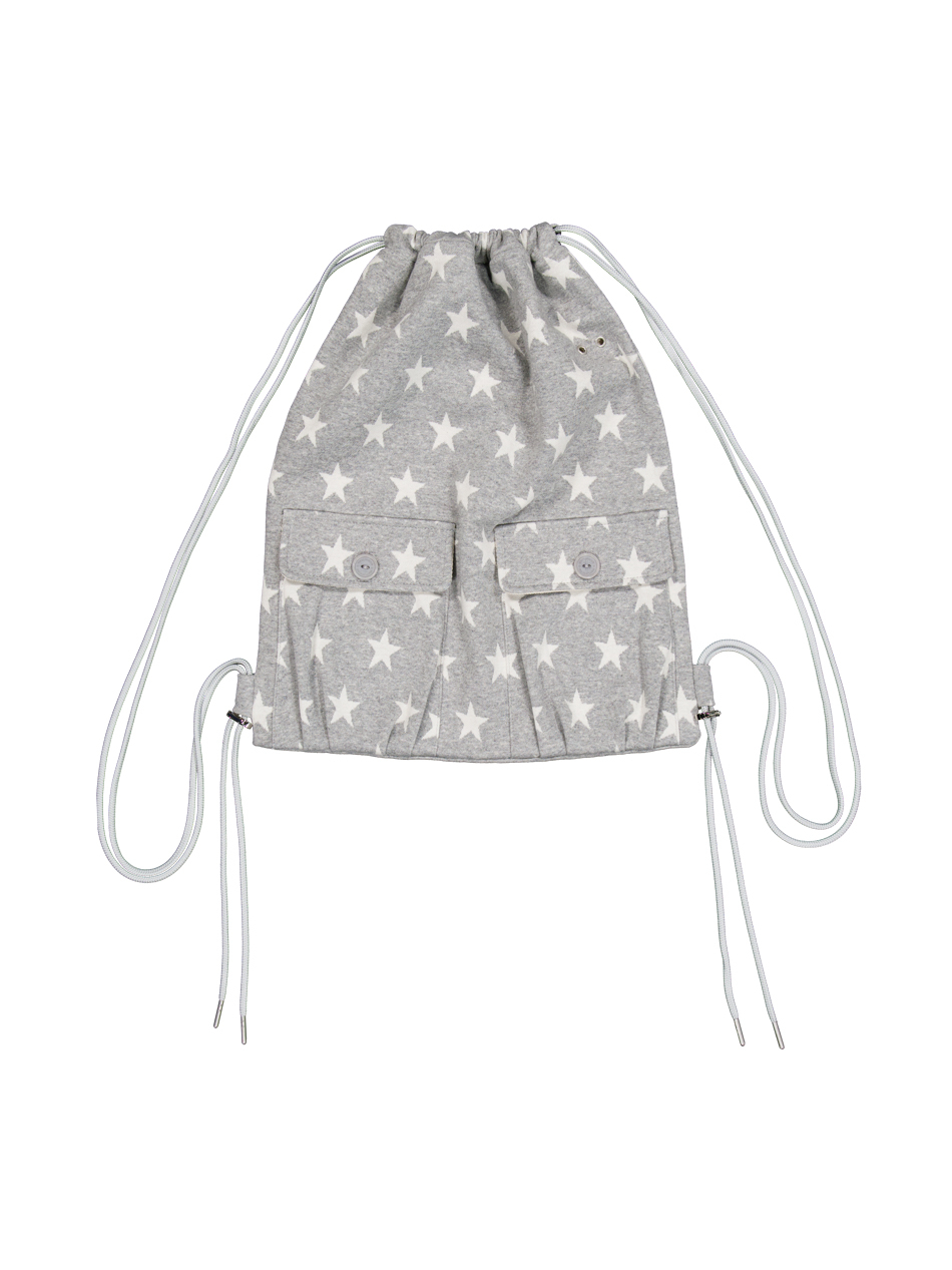 STAR POCKET GYM SACK / MELANGE GEY | ファッション通販サイト NUGU STAR POCKET GYM SACK / MELANGE GEY | ファッション通販サイト NUGU