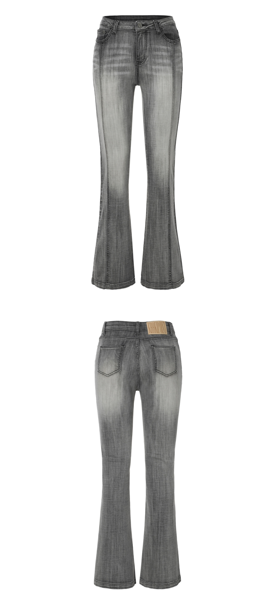 【KHAKIPOINT】Washed Bootcut Jeans★韓国人気通販MUSINSA限定 KHAKIPOINT】Washed Bootcut Jeans☆韓国人気通販MUSINSA限定