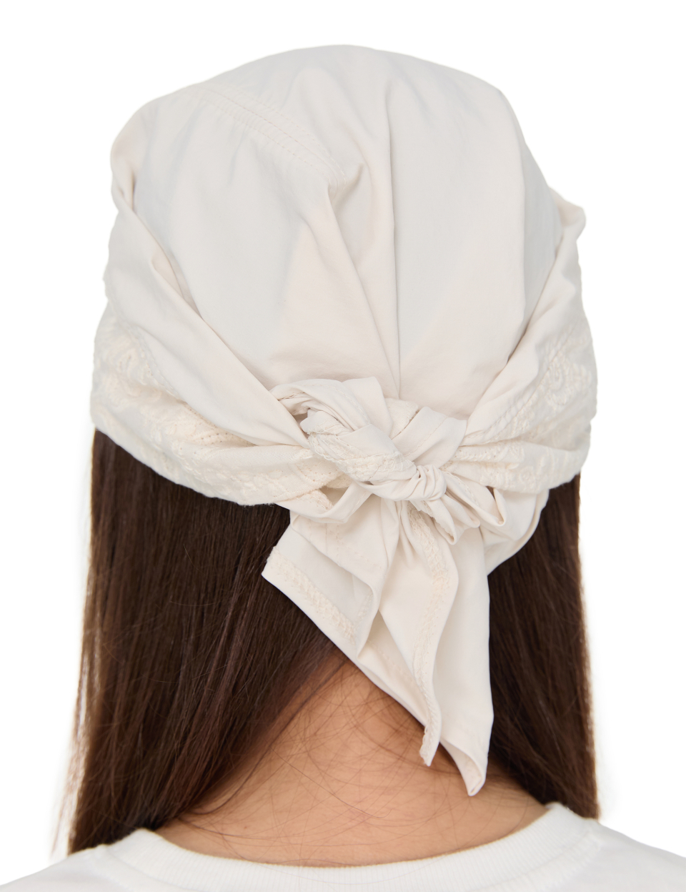 【sunburnproject】キャップ 人気 Punching Paisley Scarf Cap MUSINSA | SUNBURN PROJECT Punching Paisley Scarf Cap, IVORY