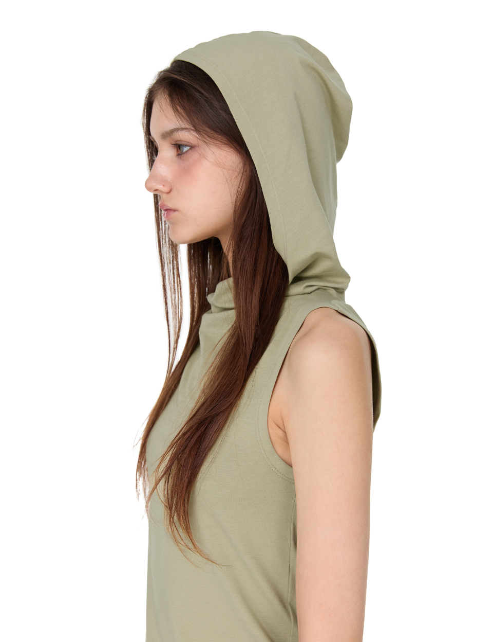 MUSINSA公式 | SUNBURN PROJECT Tie Sleeveless Hoodie One