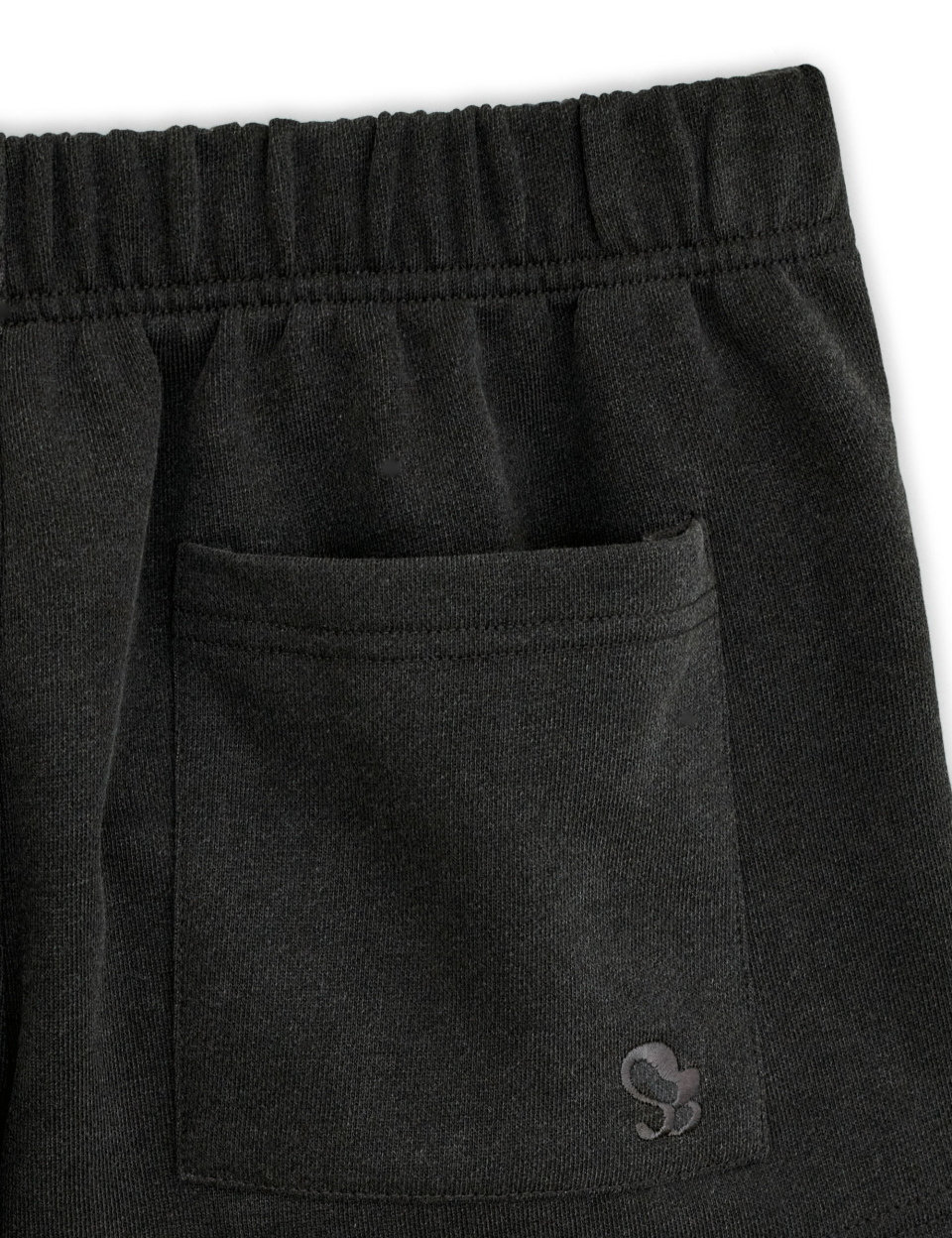 韓国商品/SUNBURNPROJECT Tie Raw cut Sweat Shorts Tie Raw-cut Sweat Shorts, CHARCOAL - sunburnproject