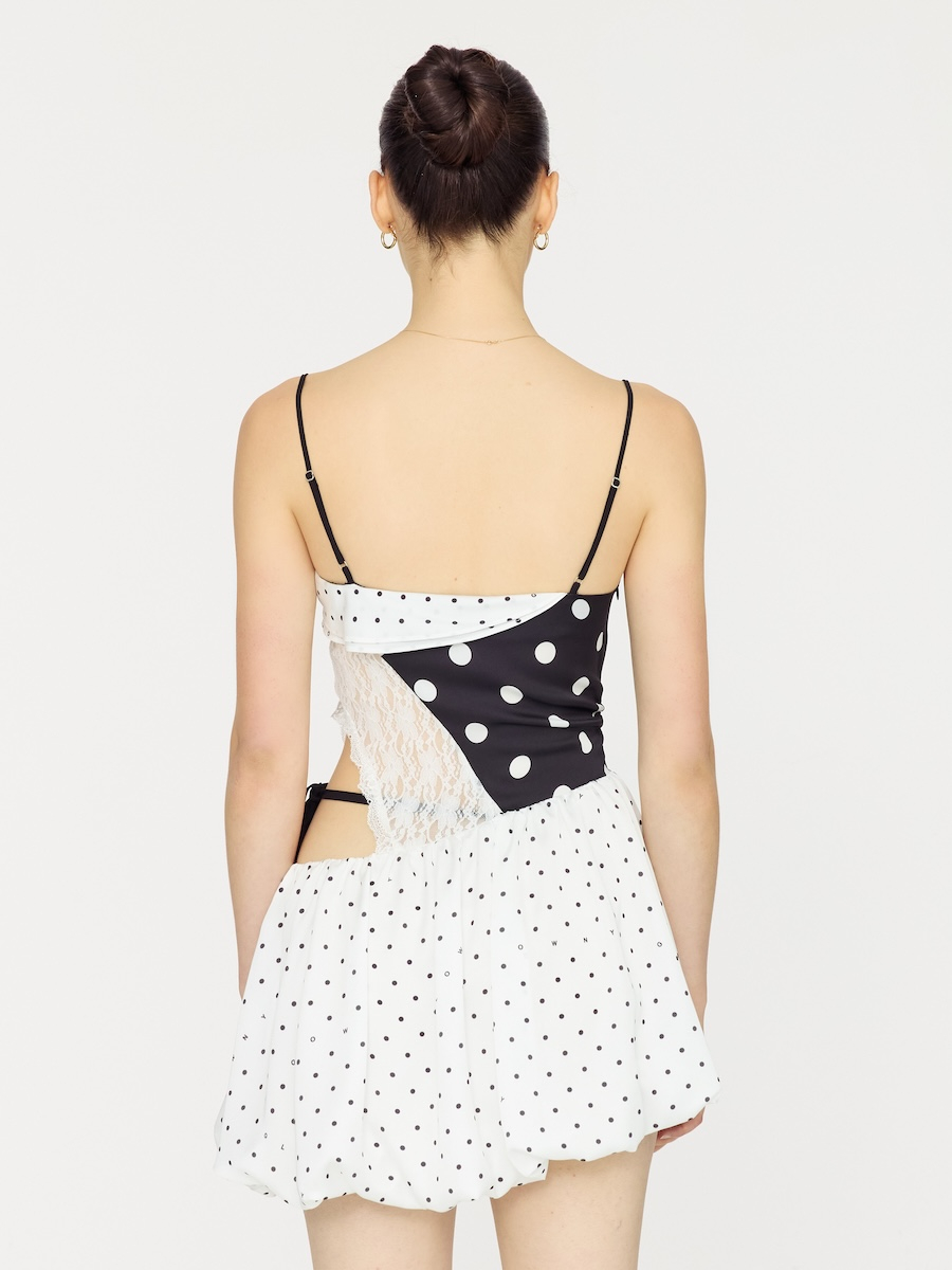 ◆GLOWNY◆ LOVE CRUSH MINI DRESS MONO GY25HSOP002 MUSINSA | GLOWNY LOVE CRUSH MINI DRESS (MONO)